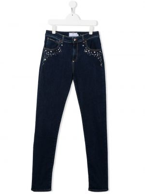 Jeans for piger Philipp Plein Junior blå