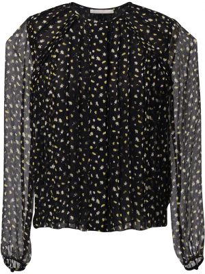 Blusa de flores con estampado Jason Wu Collection negro