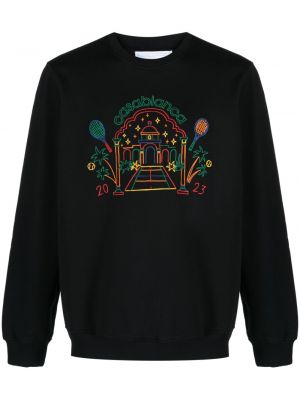 Sweatshirt aus baumwoll Casablanca schwarz