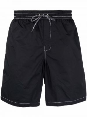 Brodert bermudashorts A.p.c. svart