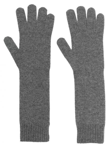 Плетени ръкавици Moncler сиво