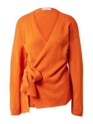 Плетен плетен елек Glamorous Bloom оранжево