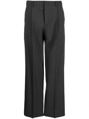 Plisované kalhoty Pt Torino šedé