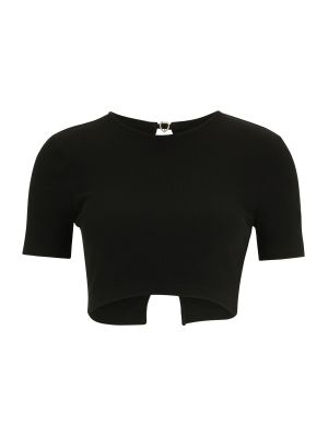 Skaidrus marškinėliai Only Petite juoda