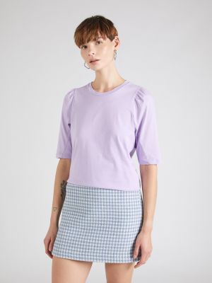 Marškinėliai Moss Copenhagen violetinė