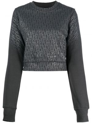 Sweatshirt mit print Diesel schwarz