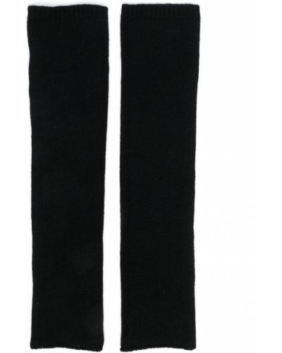Gants en tricot avec manches longues Federica Tosi noir