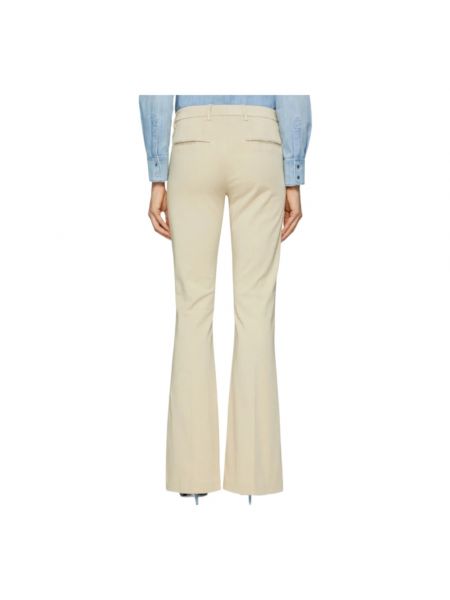 Pantalones chinos de cintura alta skinny Dondup beige
