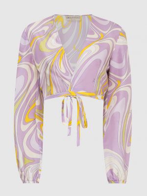 Шовкова блузка з принтом Emilio Pucci