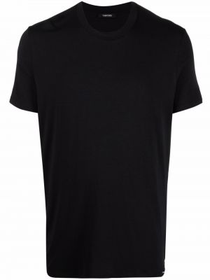 T-shirt avec manches courtes Tom Ford noir