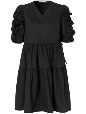 Βαμβακερή μίντι φόρεμα Cecilie Bahnsen μαύρο