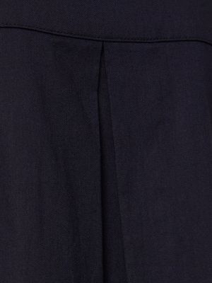 Robe mi-longue sans manches en coton Yohji Yamamoto bleu