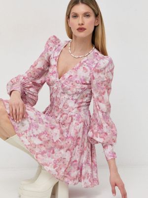 Сукня міні Bardot рожева
