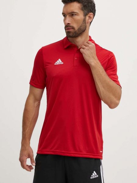 Polo majica Adidas Performance crvena