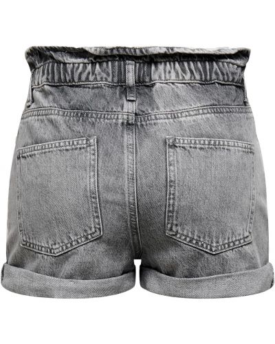 Shorts en jean large Only gris
