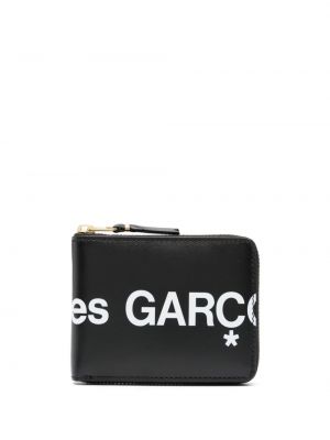 Πορτοφόλι με σχέδιο Comme Des Garçons Wallet μαύρο