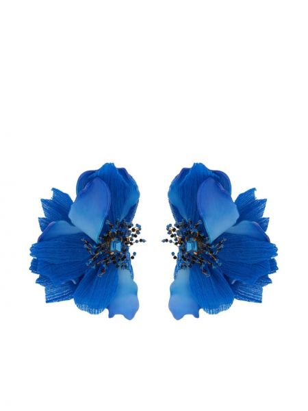Σκουλαρίκια Oscar De La Renta μπλε