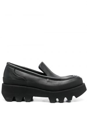 Chunky skinn loafers Paloma Barceló svart