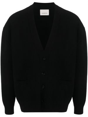Cardigan tricotate cu decolteu în v Laneus negru