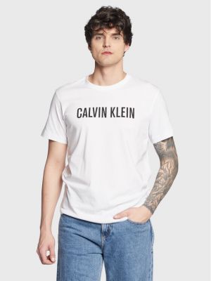 Tricou Calvin Klein Swimwear alb