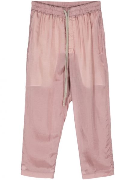 Прозрачни панталон Rick Owens розово
