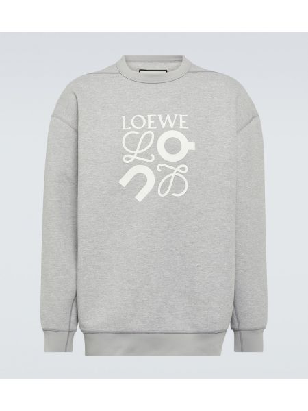 Hoodie Loewe gris