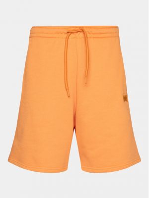 Priliehavé športové šortky Alpha Industries oranžová