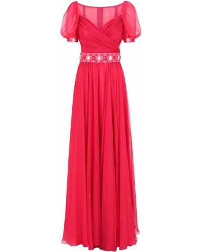 Мини рокля Dolce & Gabbana розово