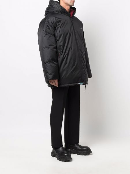 Oversized kabát na zip Marni černý