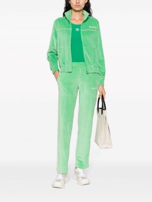 Sportovní kalhoty s výšivkou Sporty & Rich zelené