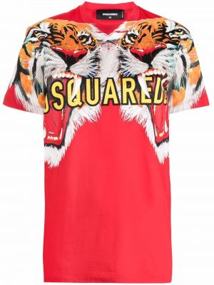 T-shirt Dsquared2 röd