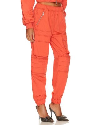 Pantaloni cargo Diesel arancione