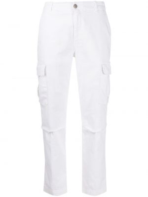 Pantalones cargo slim fit P.a.r.o.s.h. blanco