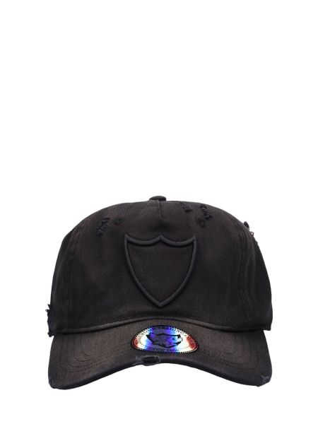 Bombažna kapa s šiltom z vezenjem Htc Los Angeles črna