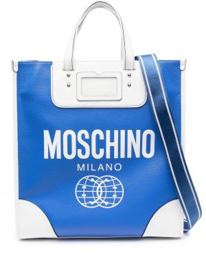 Шопинг чанта с принт Moschino