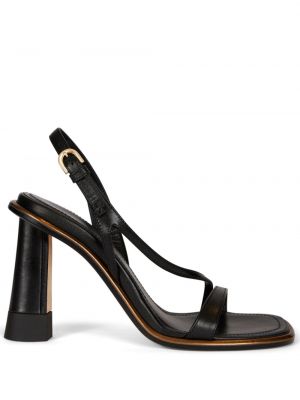 Kožené sandály Etro černé