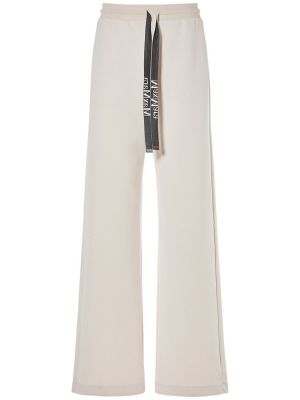 Relaxed памучни спортни панталони от джърси 's Max Mara