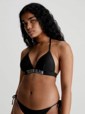 Dámský vrchní díl plavek Calvin Klein Underwear - Černá