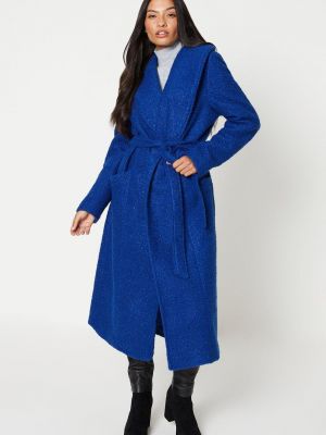 Длинное пальто Dorothy Perkins синее