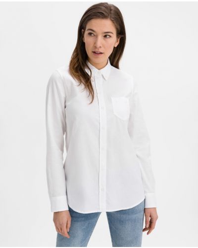 Koszula dopasowana Gap biała