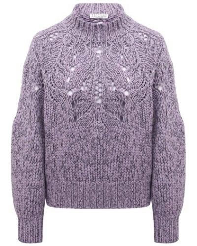 Кашемировый свитер Brunello Cucinelli, фиолетовый