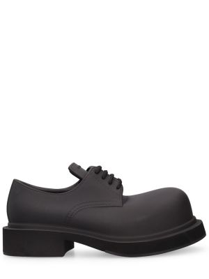Derby cipele s vezicama s čipkom Balenciaga crna