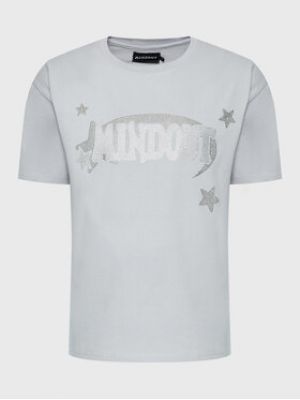 Oversized tričko Mindout šedé