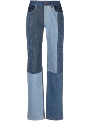 Straight leg jeans Marine Serre blu