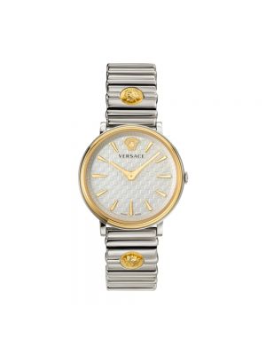 Eleganter armbanduhr Versace gelb