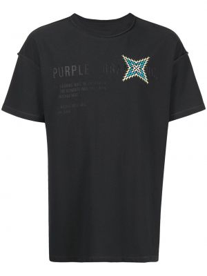 Тениска с принт Purple Brand