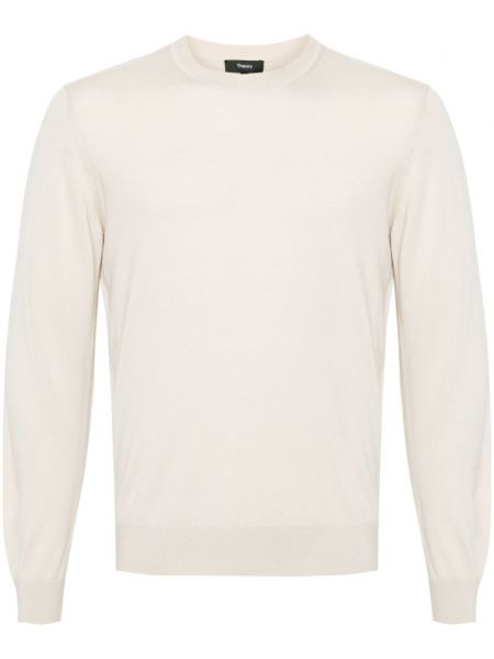 Woll langer pullover Theory beige