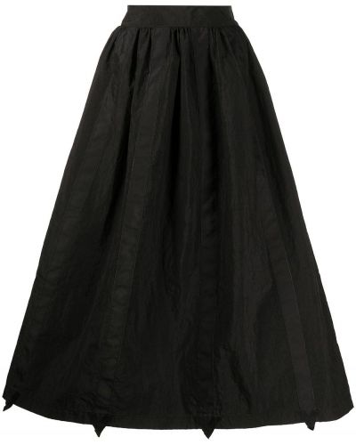Falda midi de cintura alta Kanghyuk negro
