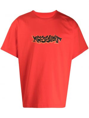 Camiseta con estampado Paccbet rojo