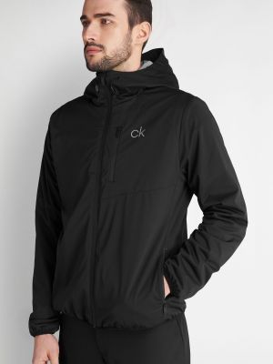 Куртка с капюшоном Calvin Klein черная